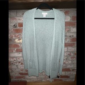 Mint green soft knit sweater